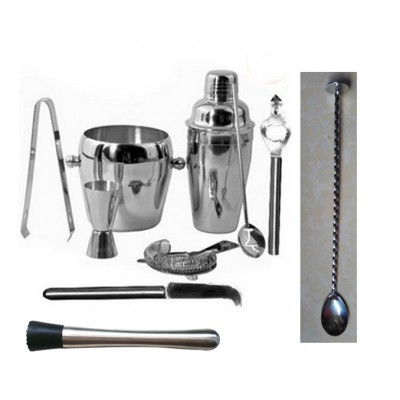 FDA Australia 6pcs copper cocktail tool set with gift box for sell