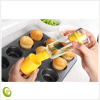 wholesale silicone oil brush Heat Resistance oil bottle with brush